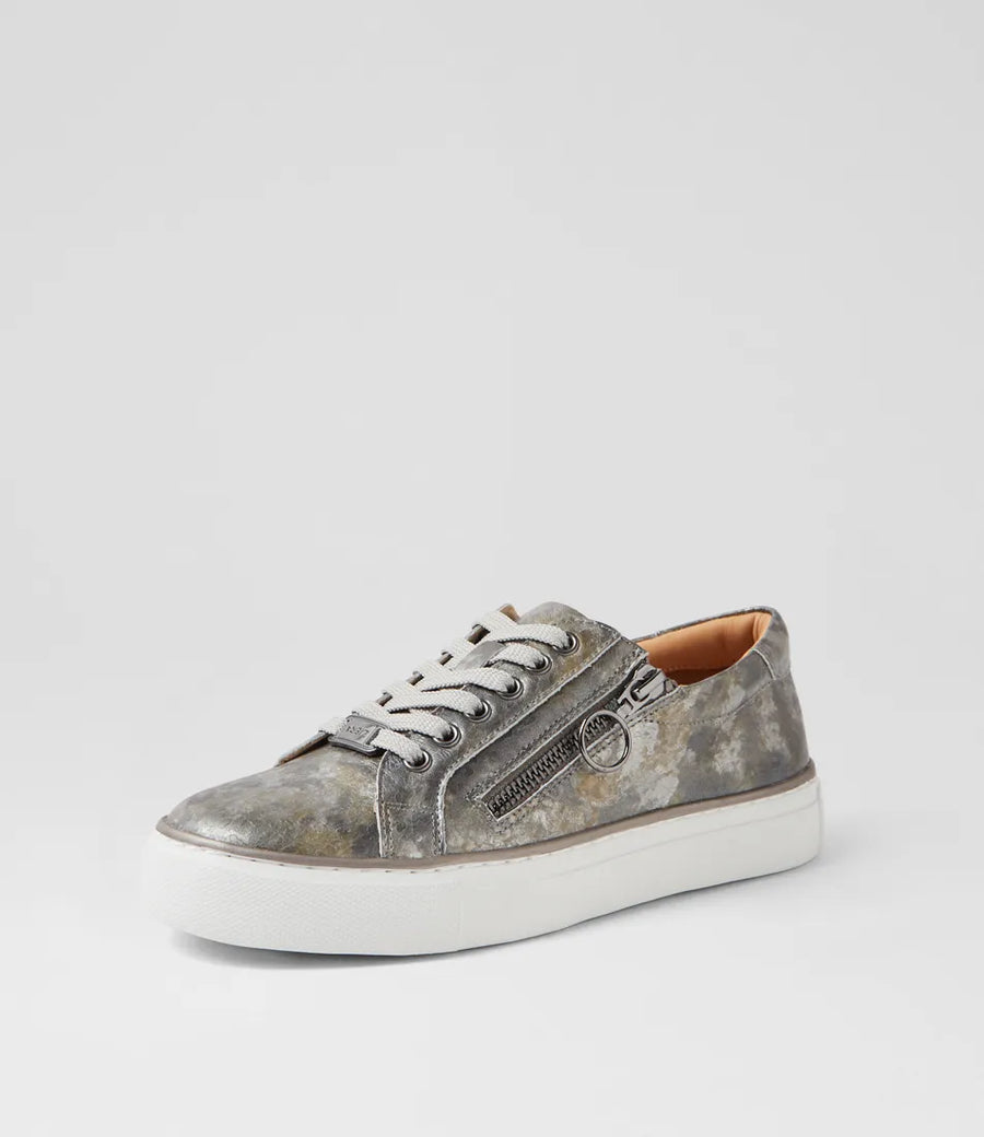 ZIERA Pamela Pewter Leopard