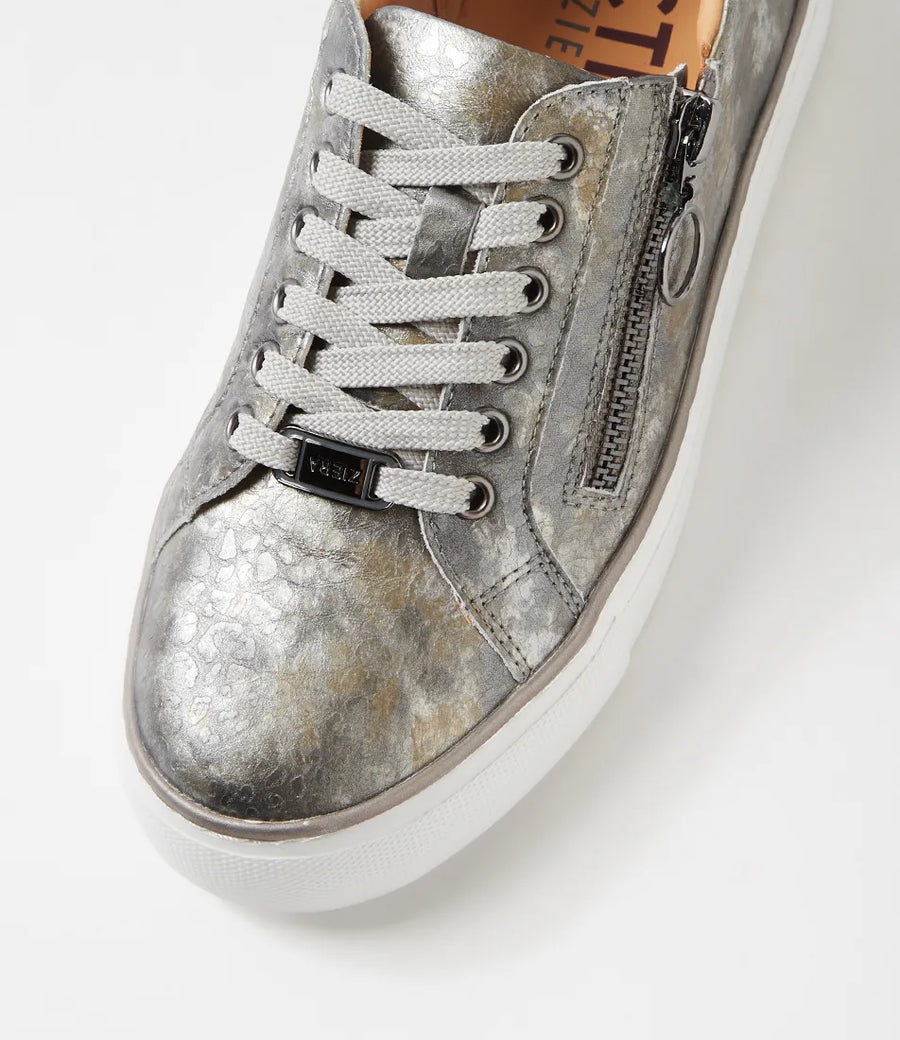 ZIERA Pamela Pewter Leopard
