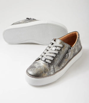 ZIERA Pamela Pewter Leopard