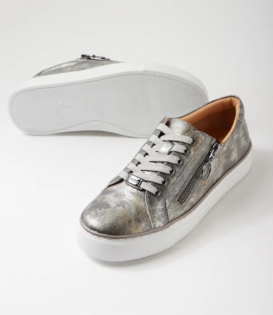 ZIERA Pamela Pewter Leopard