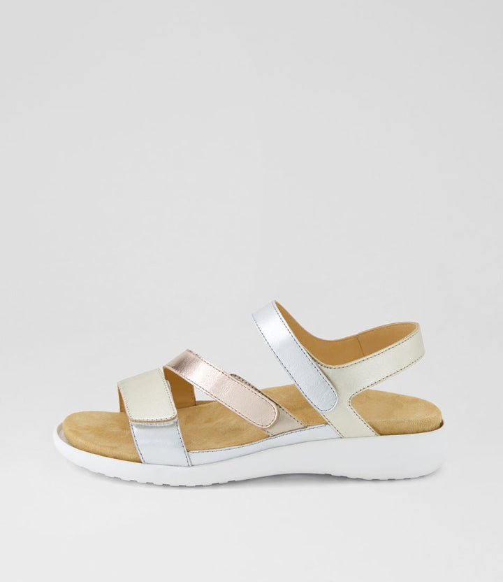 Ziera Boyde XW Metallic Multi Leather Sandals