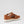 Ziera Dianey XF Dark Tan White Leather Flat Shoes