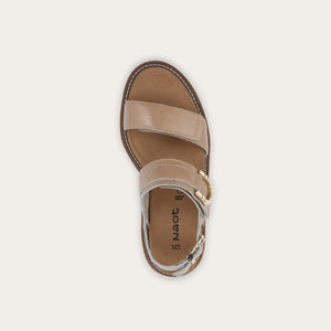 Naot Trinity Camel Crinkle Patent
