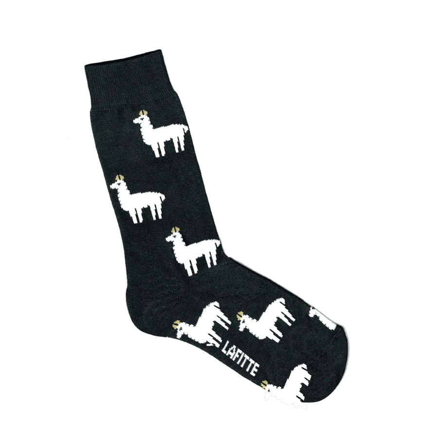 Lafitte Lamas - Charcoal Socks