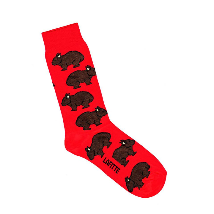 Lafitte Socks Wombats Red