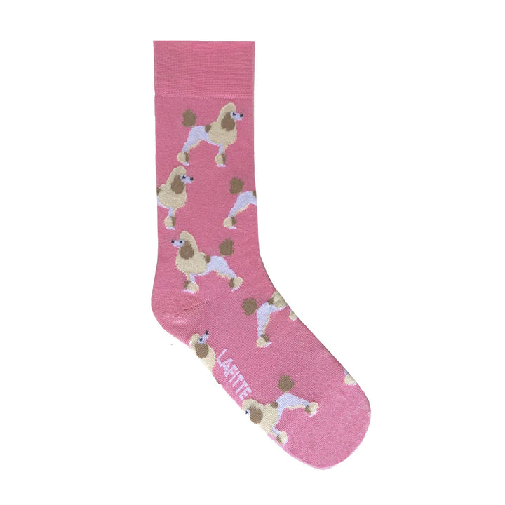 Lafitte Poodles Blush Pink Socks