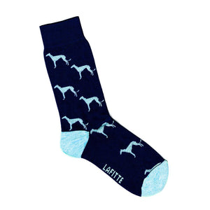 Lafitte Socks Greyhound Navy/Mint