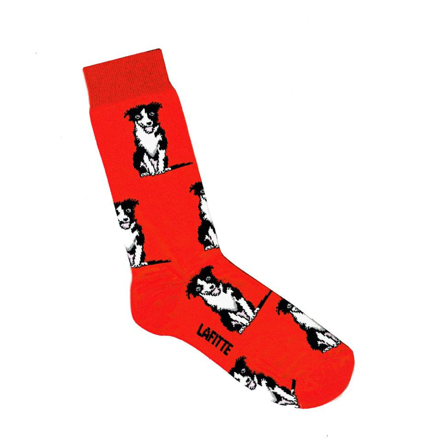 Lafitte Socks Border Collie Red