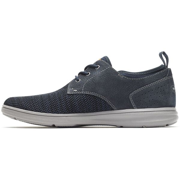 Rockport Zaden Plain Toe Ox Navy – Happy Fit Footwear #1 Shoe