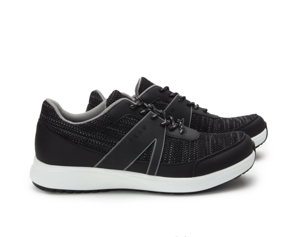 TRAQ Qarma 2 Men’s Black Textualize – Happy Fit Footwear - #1 Shoe ...