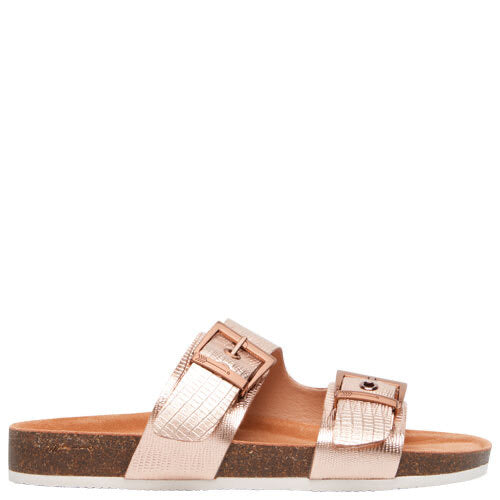 Birkenstocks Madden Girl Rose Gold Sandals Madden Girl Women's